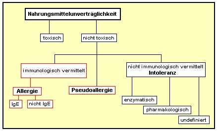 Vergiftung, Unvertrglichkeit oder Allergie - Nahrungsmittelunvertrglichkeiten knnen verschiedene Ursachen haben