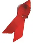 Die Rote Schleife ist ein Symbol für den Kampf gegen die HIV-Infektion